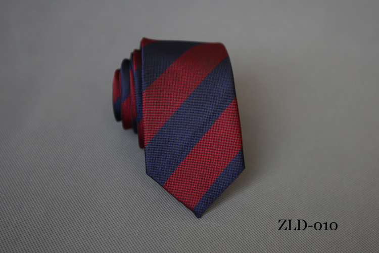 Men's Korean style tie European and American fashion casual tie narrow version 6cm floral stripe fresh fashion tie