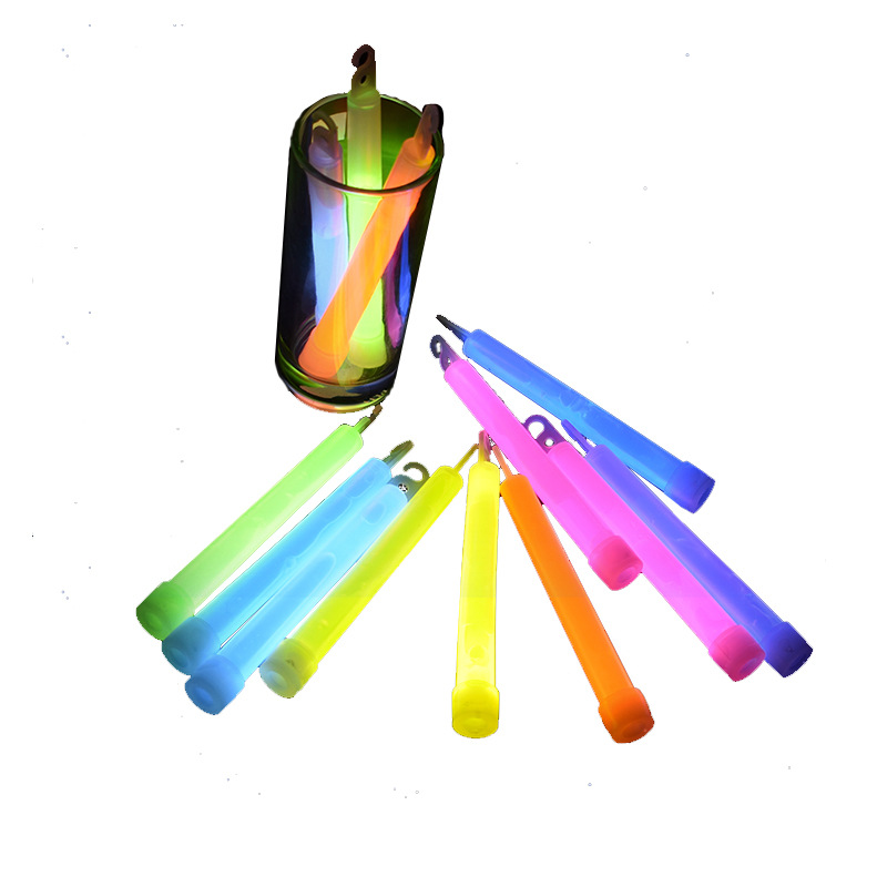 Camping emergency diving rescue operation 6-inch hook fluorescent stick outdoor lighting positioning luminous stick printable LOGO