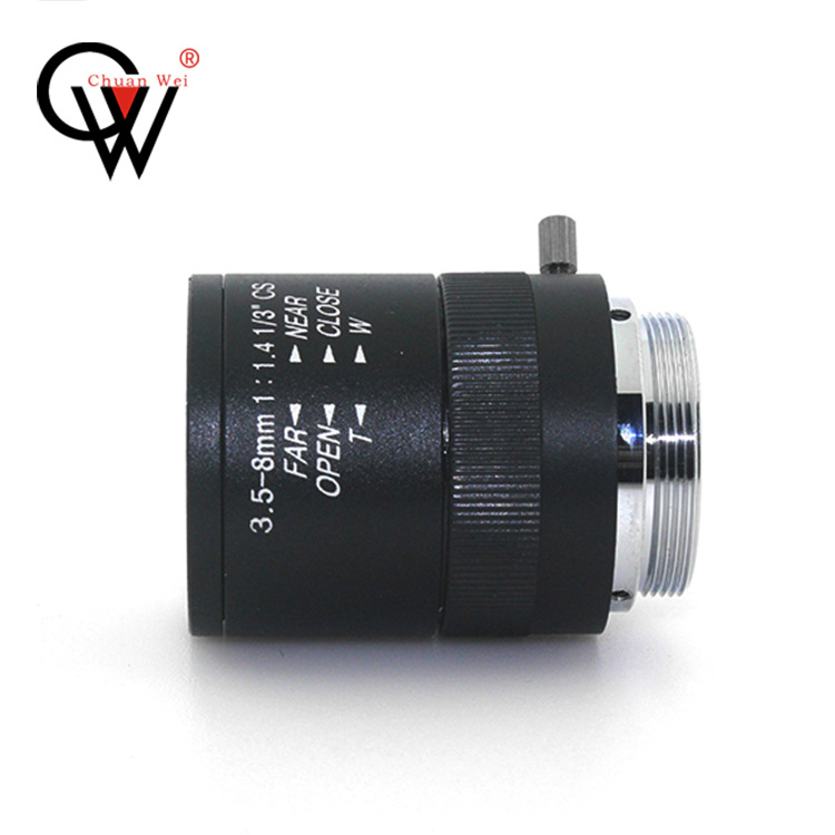 3.5-8mm manual aperture LENS zoom LENS Chuangwei video LENS camera LENS CW LENS