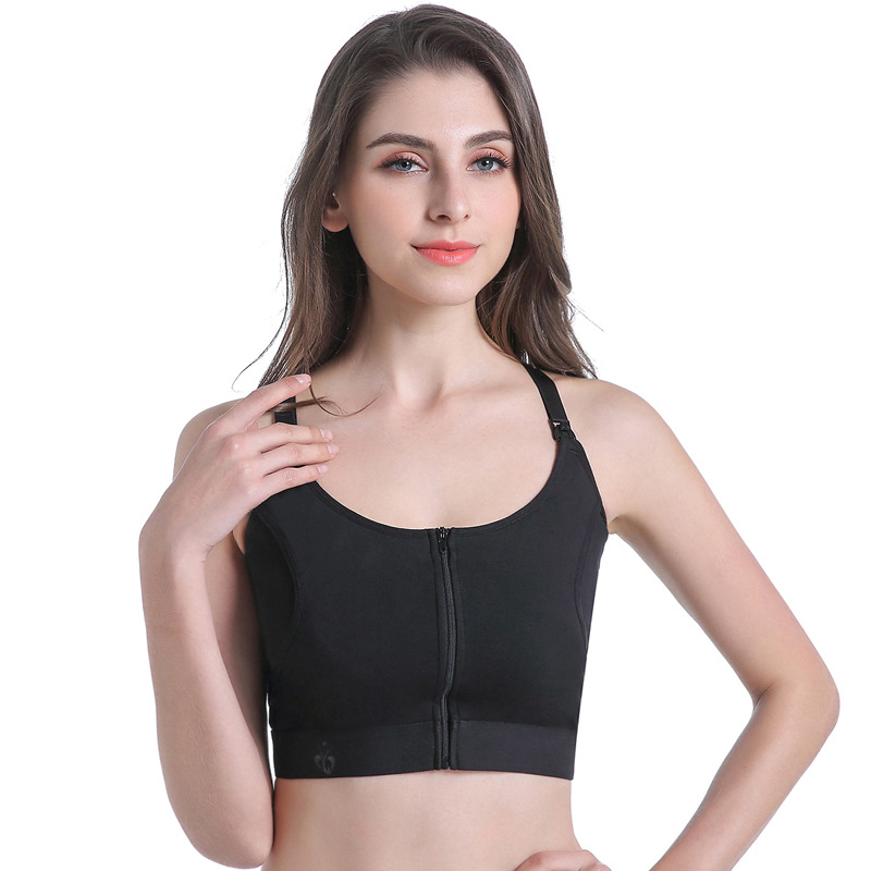 Wholesale European and American hands-free breast-feeding breast-sucking bra without steel ring breast-sucking maternal underwear
