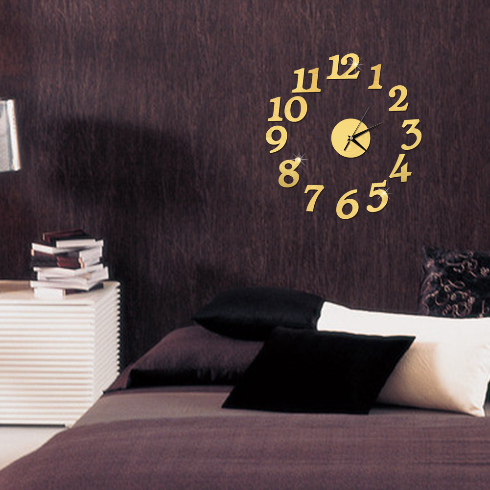 Creative DIY wall clock creative digital wall clock art clock digital wall clock fun clock