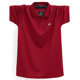 1808 New lapel T-shirt extra large size POLO short sleeve T-shirt loose fat fat guy M-6XL a generation of hair