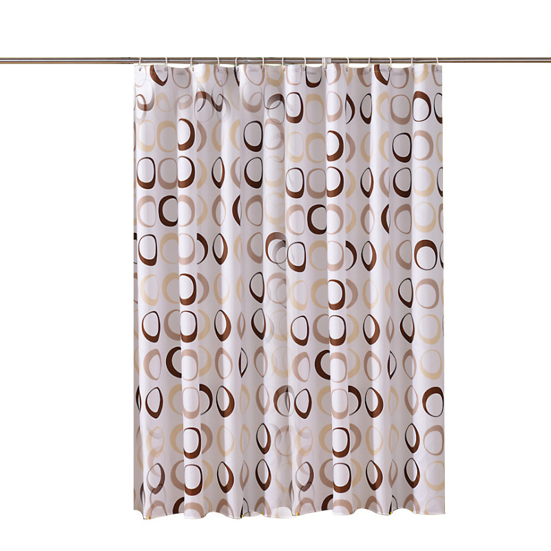 Shower Curtain Thickened Waterproof Shower Curtain Polyester Shower Curtain Waterproof Bathroom Curtain Cloth Waterproof Substitutable