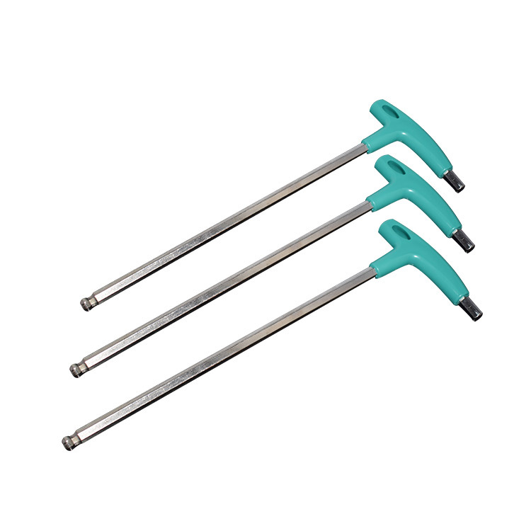 T-type S2 red lengthened 200mm long 350mm flat head ball head hexagonal wrench crutch wrench hexagonal key
