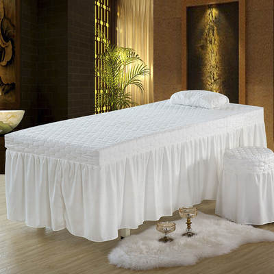 A new beauty bedspread beauty salon bedding single bedspread bed skirt padded