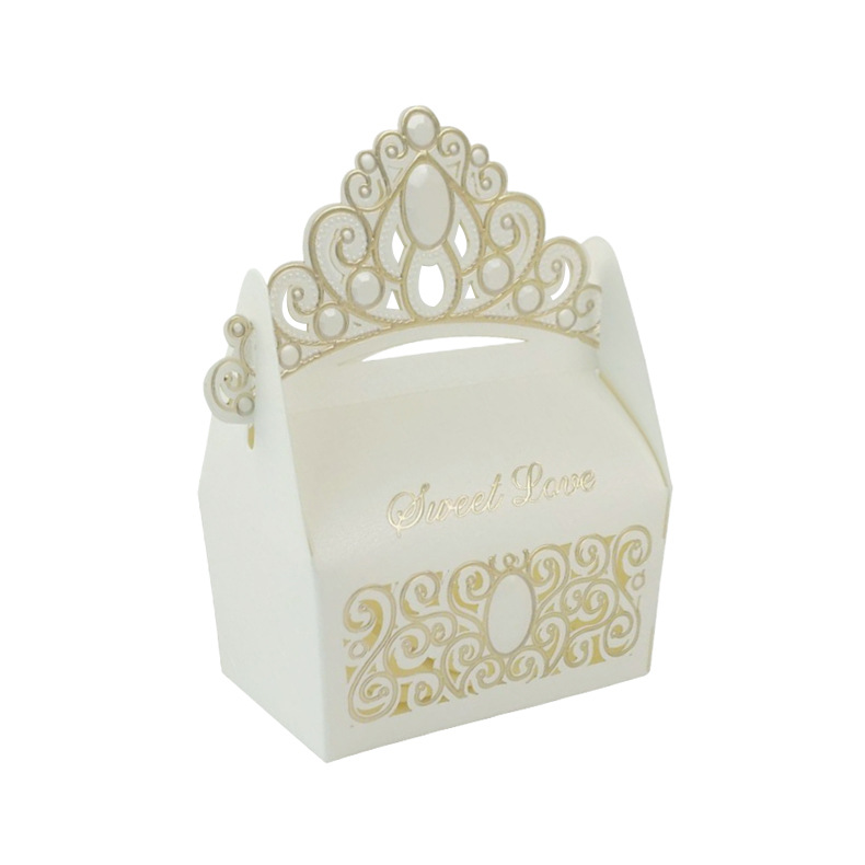 European Crown paper candy box creative wedding celebration candy box wedding candy box manufacturers wholesale custom