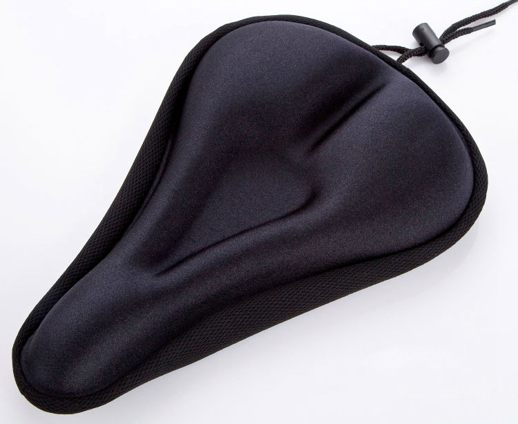 Mountain bike riding thickened silicone seat cover bicycle seat cover silicone seat cover soft outdoor accessories saddle