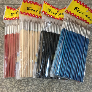 Shanghai Yimei oil brush stroke pen nail pen nylon Gouxie pen water powder painted gypsum brush wholesale