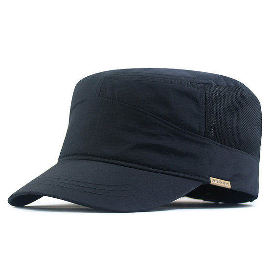 New large size flat hat men's hat men's large hat summer Net thin polyester quick-drying fabric wholesale generation