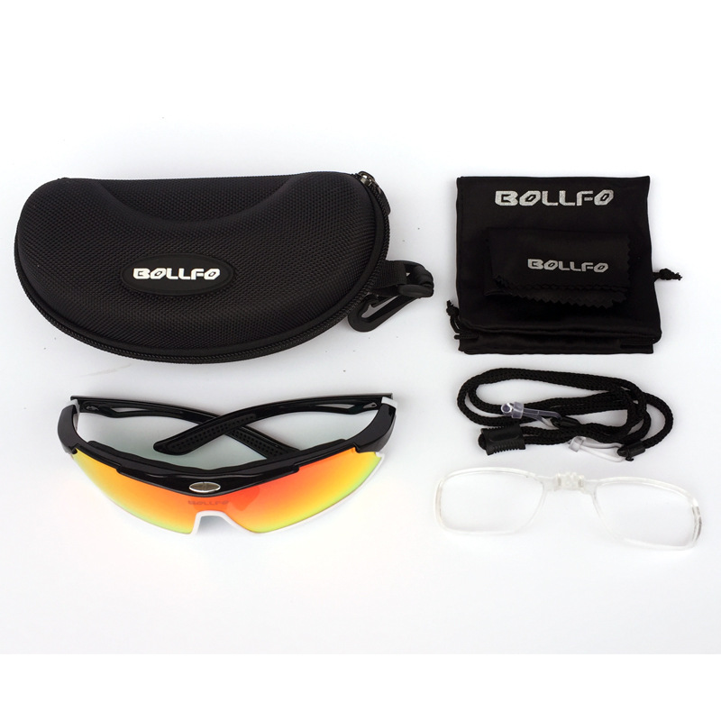 BOLLFO manufacturers in stock TR90 sunglasses bicycle riding glasses UV protection outdoor sports mirror