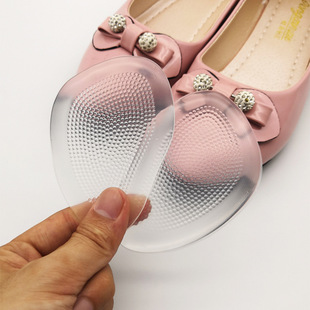 Front half pad silicone anti-pain anti-slip front palm pad PU half-size pad particle massage shock-absorbing high-heeled shoes half-size pad GEL