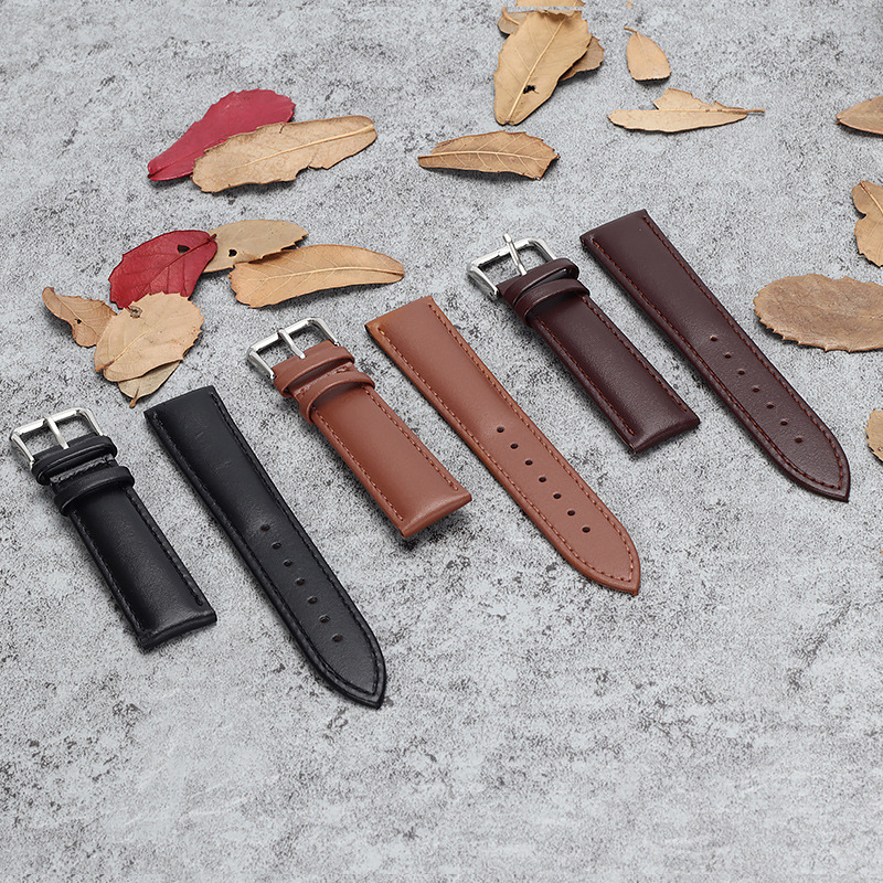 New couple watch with men and women real cow leather strap creative watch accessories multi-color optional spot wholesale
