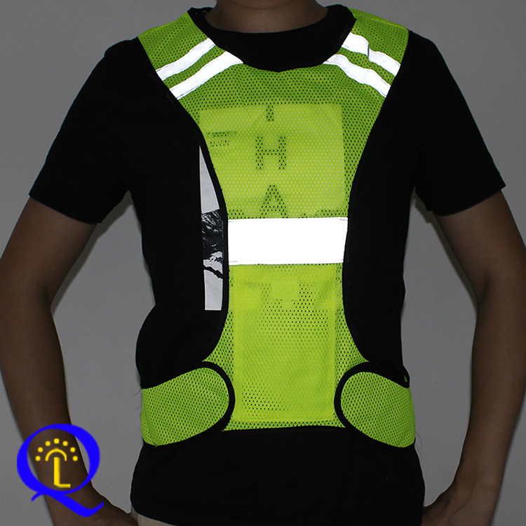 Spot 2019 upgrade pocket cycling night run outdoor sports vest night running riding reflective vest wholesale
