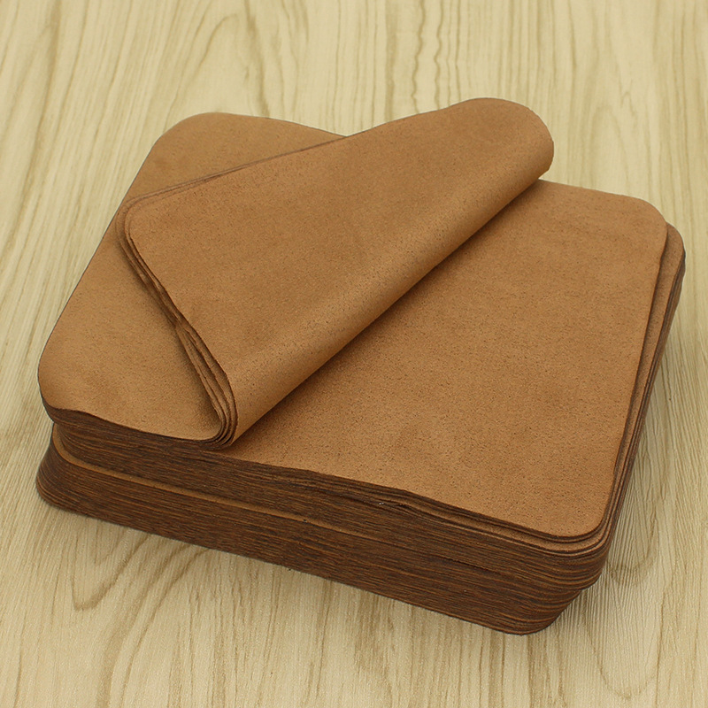 Imitation Suede Glasses Cloth Grey Brown Microfiber Island Silk Soft Glasses Double-sided Fleece Wipe for Mobile Phone