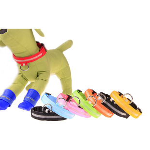 LED luminous pet dog collar luminous collar luminous Pet Circle with spot a generation of customizable