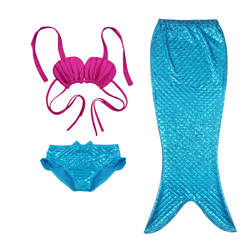 European and American Explosions Mermaid Swimwear Children's Swimsuit Swimwear Mermaid Tail Girls Bikini Swimwear Girls