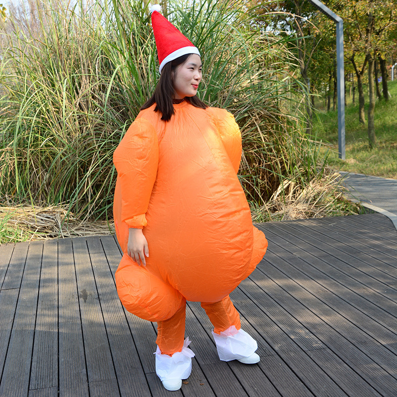 Foreign trade inflatable clothing magic pants inflatable Turkey party inflatable clothing clothing