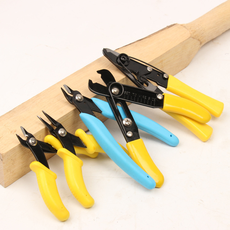 Industrial mini electronic cutting pliers 4 inch exquisite Ruyi pliers pointed nose pliers diagonal pliers 5 inch 6 inch pliers