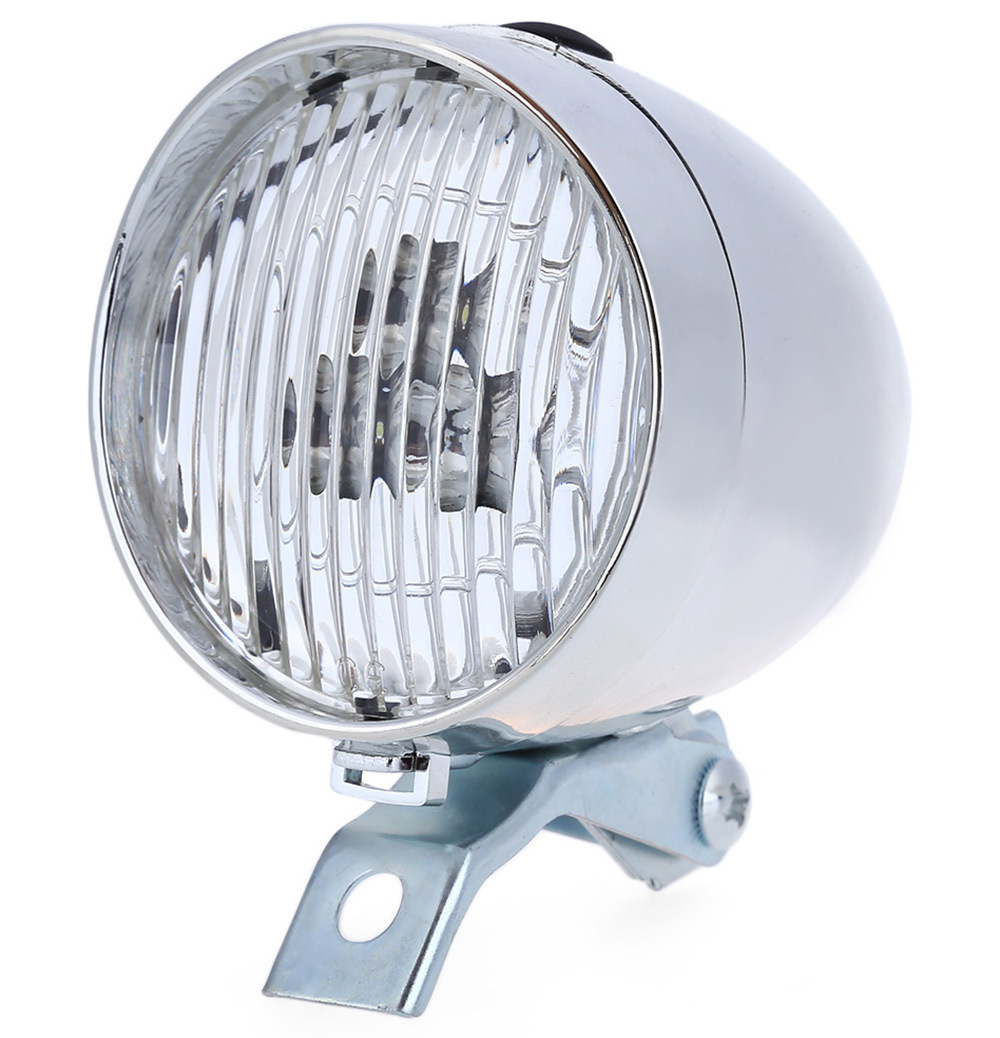 Wholesale bicycle headlight mountain bike retro headlight 3LED cycling light car front lighting night riding equipment