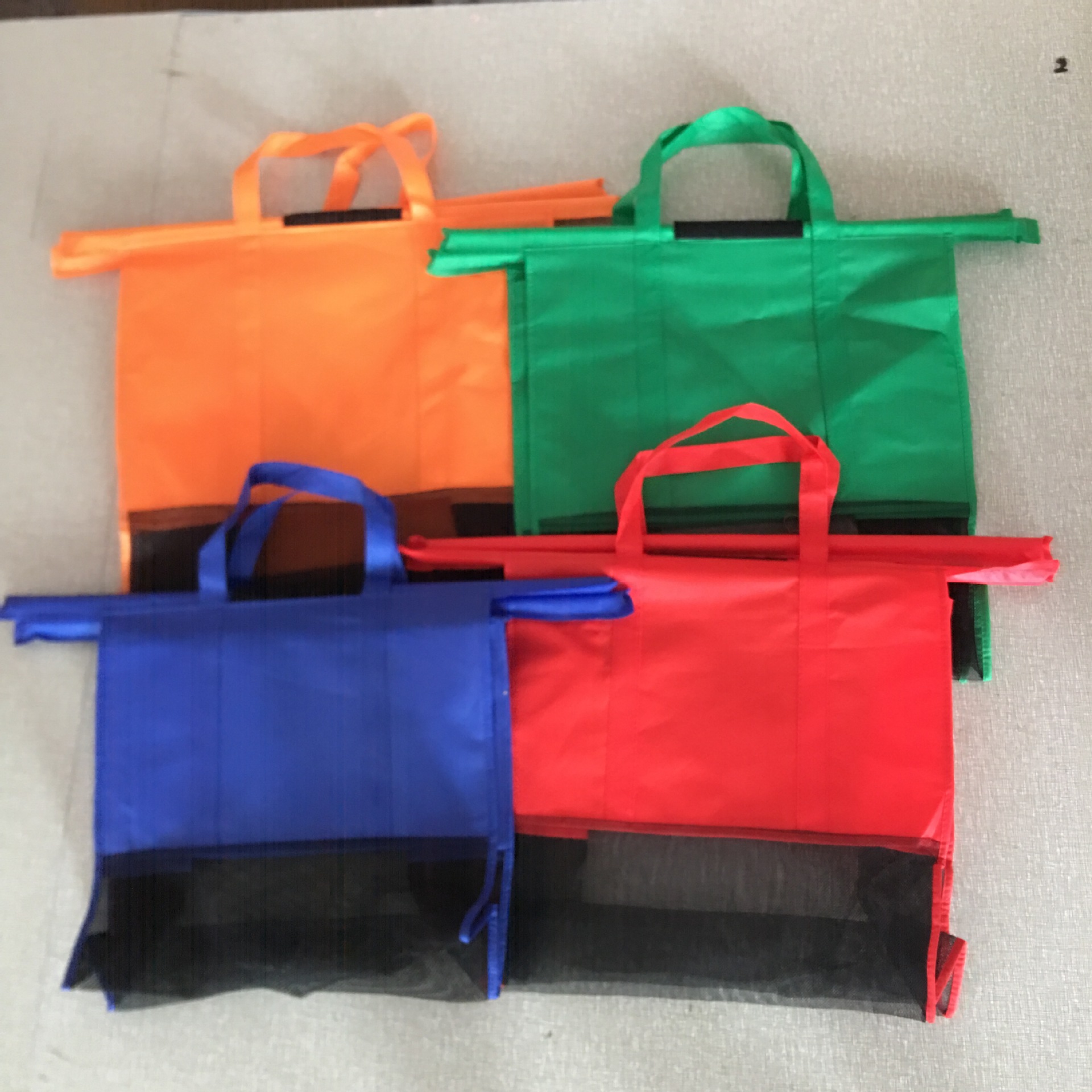 European and American Convenient Supermarket Trolley Shopping Bag Non-woven Insulation Storage Bag Large Ice Bag Shopping Bag Four in One
