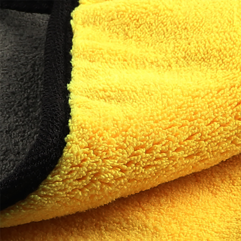 Car washing towel car cleaning cloth special car glass absorbent thick double-sided large non-damage car non-fading cloth