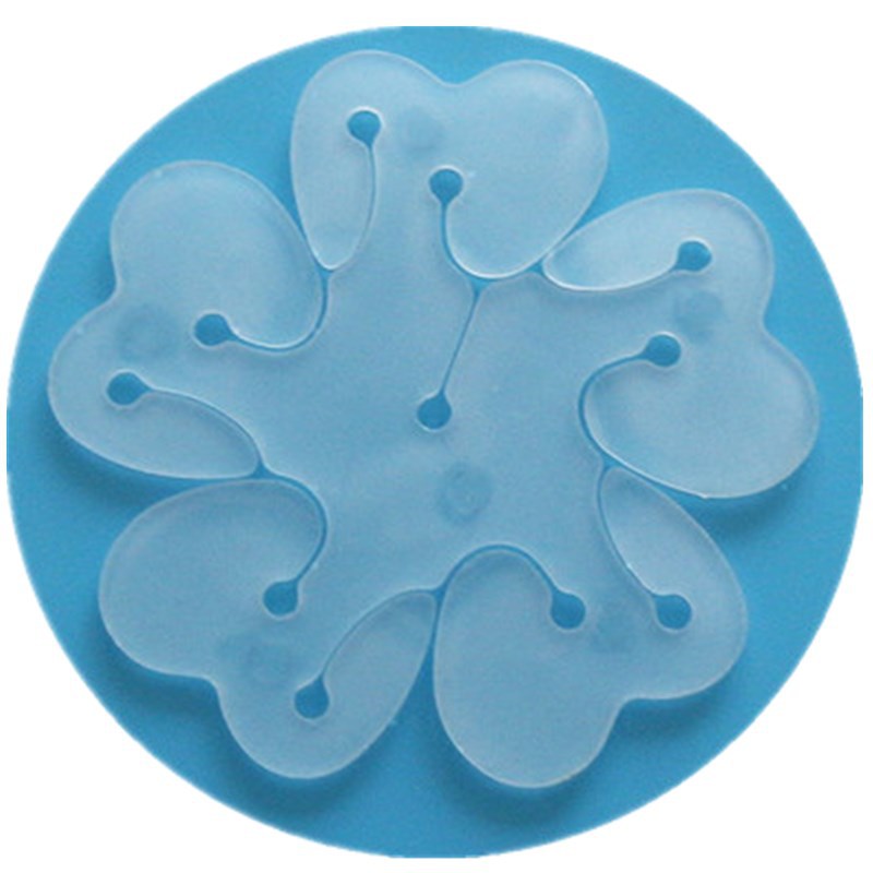 Wholesale balloon accessories plum blossom card holder wedding room decoration flower-shaped balloon clip new five-in-one