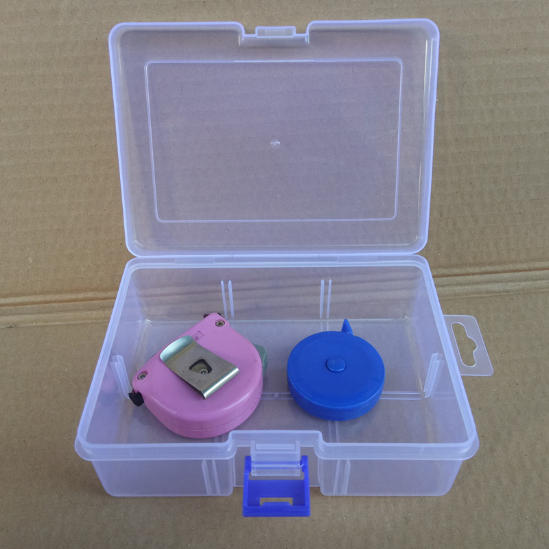 Large 6-compartment Transparent Plastic Box Quilt Holder Storage Finishing Inner Empty Box Lid Hardware Tool Finishing Box