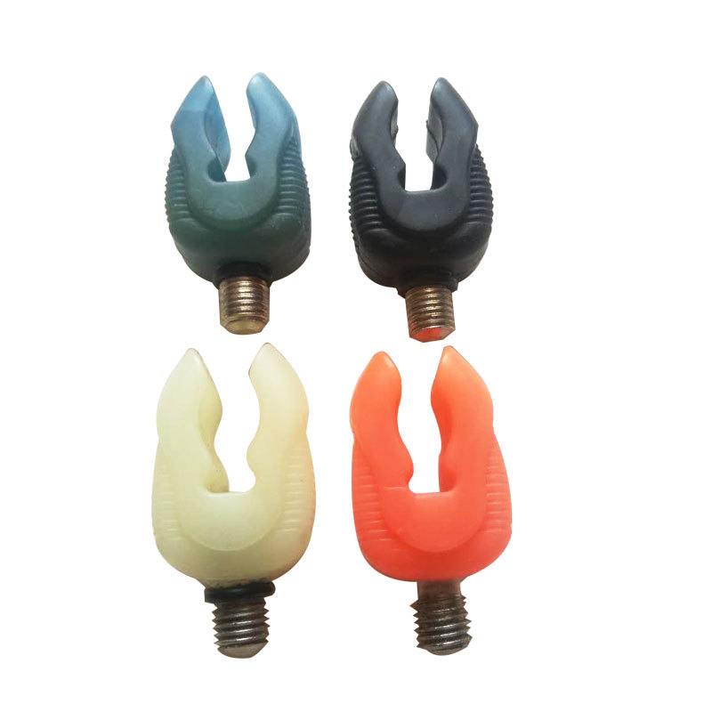 Cross-border soft support head fishing rod luminous support head fishing competitive support Horn Head fishing gear accessories fishing rod support