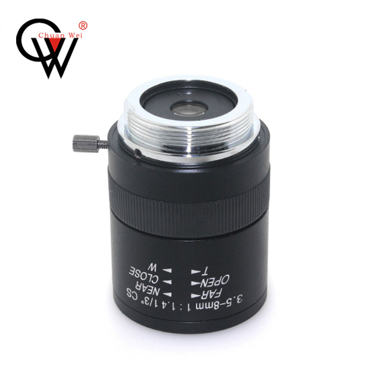 3.5-8mm manual aperture LENS zoom LENS Chuangwei video LENS camera LENS CW LENS