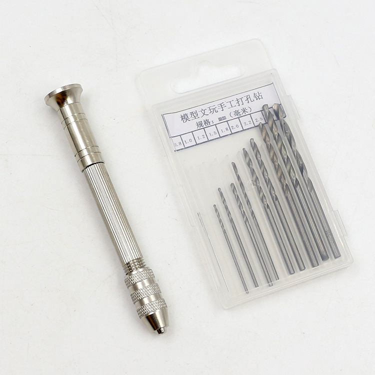 Hand Twist Drill Manual Hole Drill Reaming Drill Hole Puncher Wen Play Woodworking DIY Tool Mini Hand Drill Twist Drill