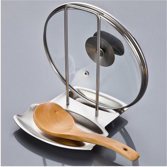 Cross-border stainless steel pot cover rack kitchen storage rack soup rack storage rack water tray storage rack