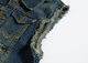 Korean-style slim-fit trendy men's denim waistcoat large size waistcoat motorcycle foreign trade waistcoat leisure vest