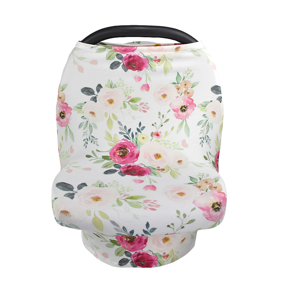 Amazon Breastfeeding Towel Multifunctional Seat Sunshade Cover 7 Color Windshield Cover Baby Push Car Cover Breast Cover Towel