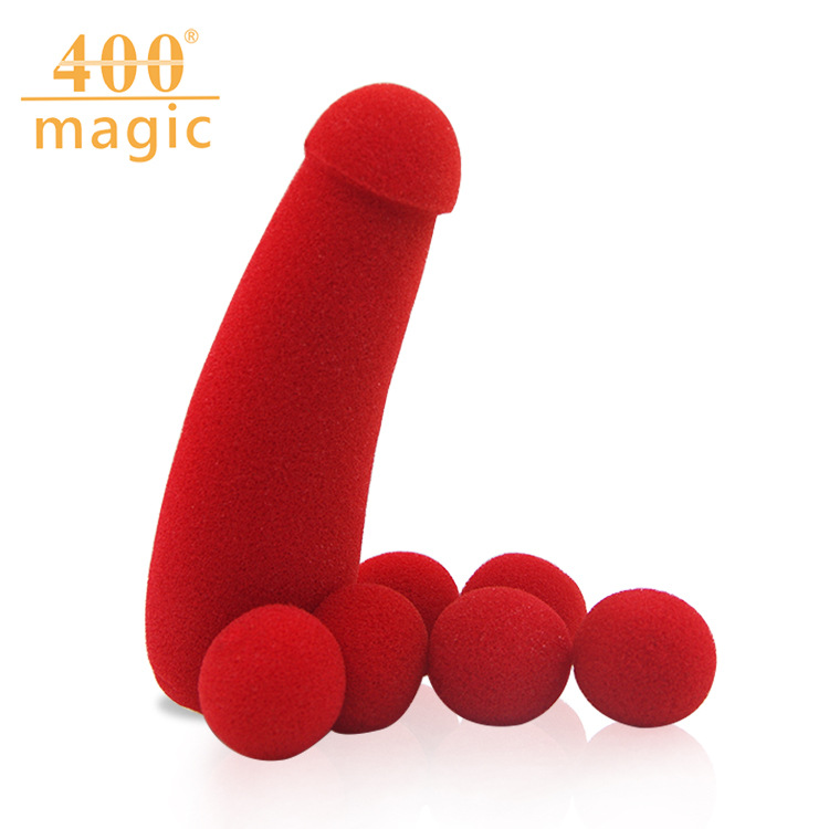 Cross-border foreign trade sponge little brother sponge magic sponge Tinker Bell strange close-up magic props