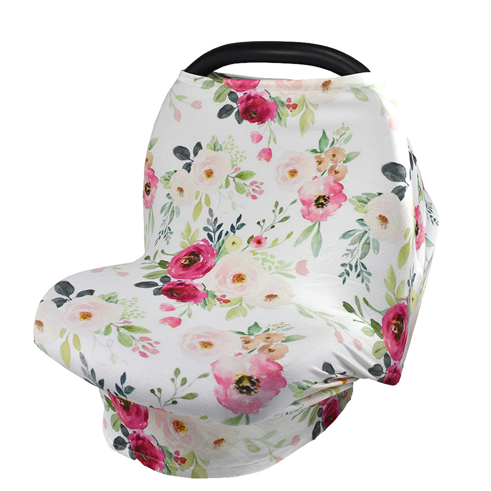 Amazon Breastfeeding Towel Multifunctional Seat Sunshade Cover 7 Color Windshield Cover Baby Push Car Cover Breast Cover Towel