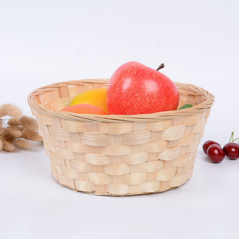 新商品の竹の条編みの手提げかごの小さい竹のかごは花のかごの礼箱の果物の包装のかごに挿して竹のかごのメーカーの卸売りを収納します。|undefined