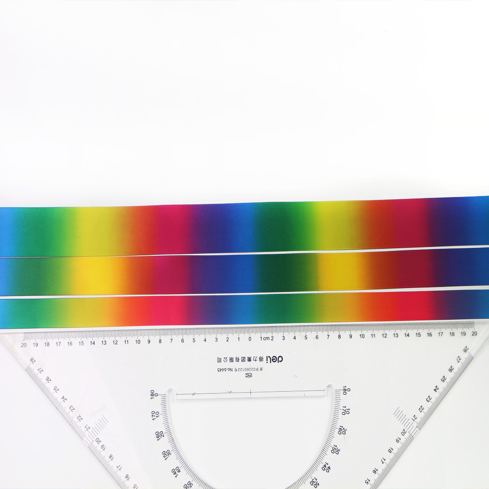 Spot Decorations Simey ribbon ribbon Seven Gradient Rainbow ribbon Thermal Transfer ribbon Spot