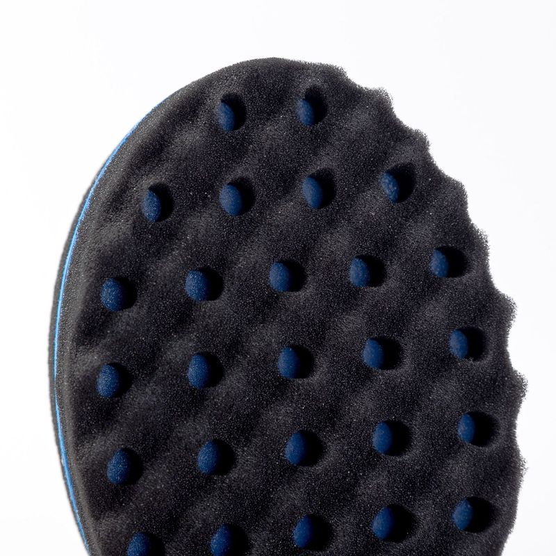 楕円双用穴付き巻き髪スポンジスタイル乱毛巻き毛スポンジブラシhair sponge|undefined
