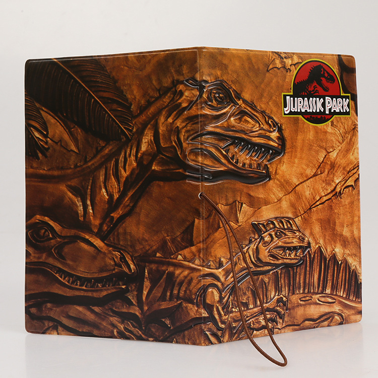 Dinosaur ID Set Fashion Personalized Passband Bag Cartoon ID Storage Protection Holder Foreign Trade Supply