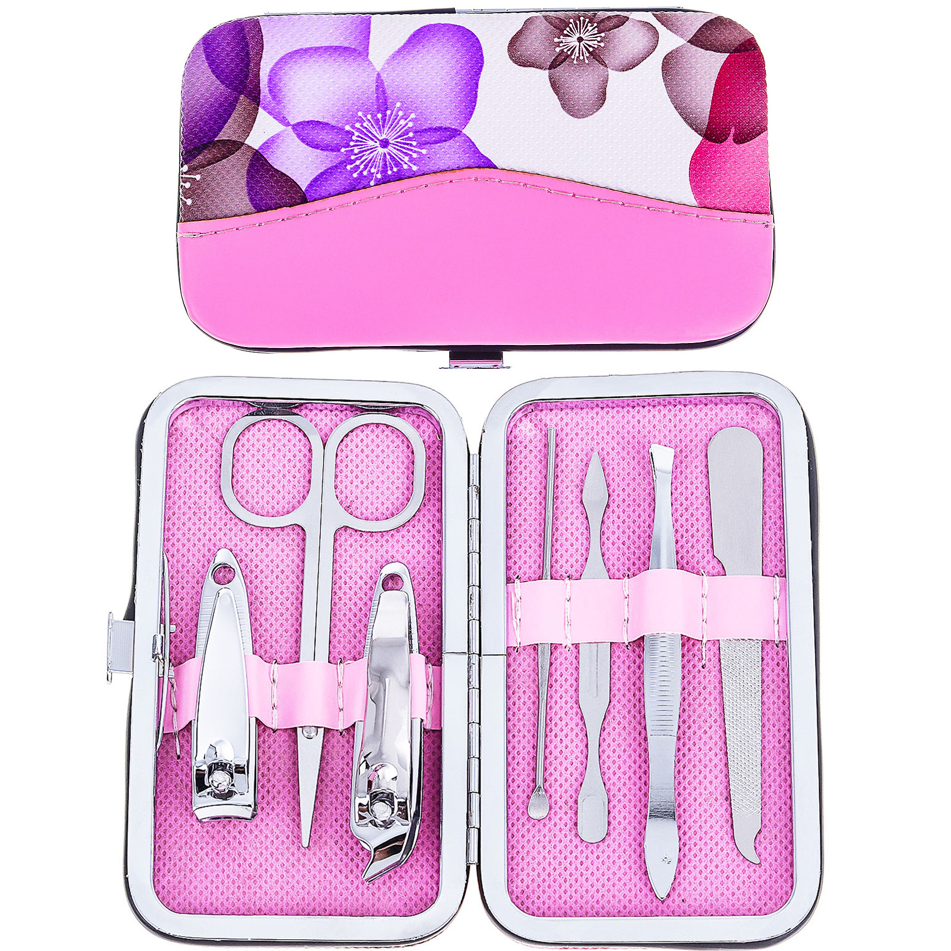 Factory spot beauty tools seven gift set carbon steel nail clippers scissors manicure manicure nail clippers set