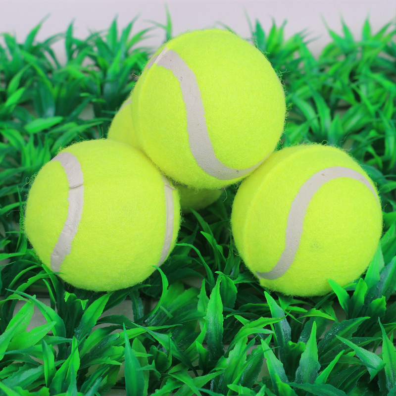 Pet tennis toy secondary dog tennis micro elastic dog training ball Teddy training toy ball supplies
