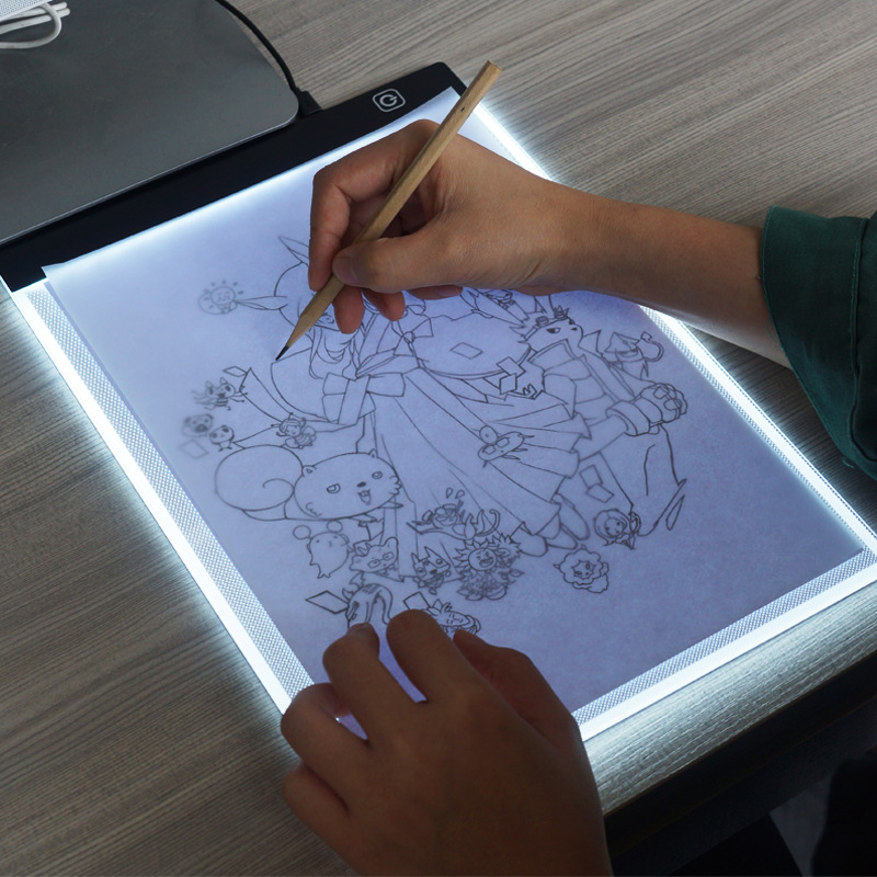 Jishengke LED Copy table A4 Animation drawing board drawing board copying hand drawing board children's drawing board factory supply