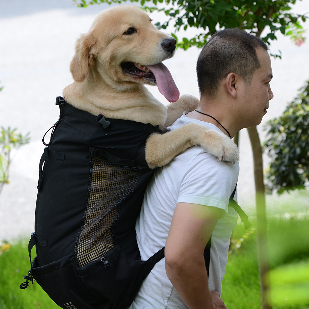 Pet Traveler Backpack Dog Outcrop Bag Ventilated and Breathable Washable Bicycle Outdoor Shopping Backpack