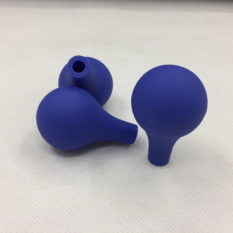 Pipette suction ball blue suction ball scale dropper blue suction ball rubber silicone suction ball Laboratory