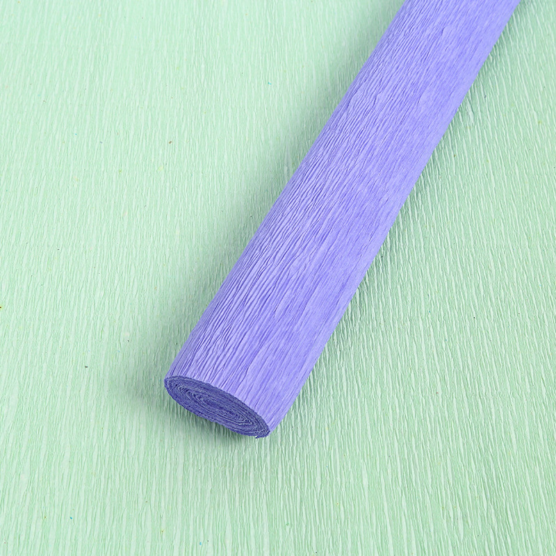 Colorful Handmade Crepe Paper diy Paper Flower Material Paper Rose Telescopic Paper Curling Paper Kindergarten Handmade