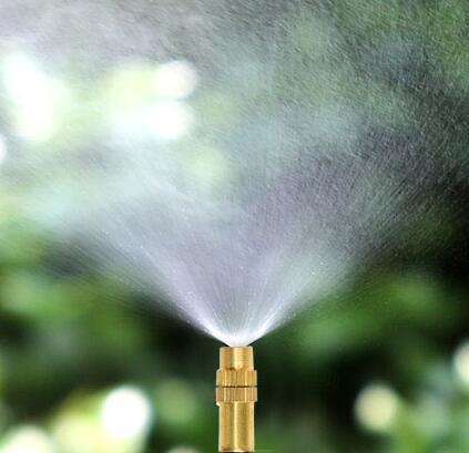 Adjustable copper atomization sprinkler cooling dust removal gardening irrigation accessories connector balcony garden potted watering supplies