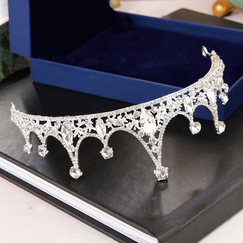 Bridal Crown Baroque Crystal Pretty Crown Bridal Wedding Headwear Photo Studio Wedding Dress Accessories Beauty Accessories