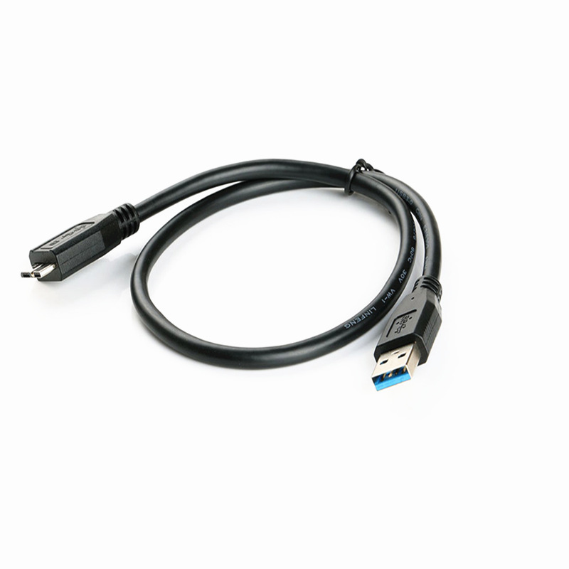 usb3.0 Micro mobile hard disk data line power supply line high-speed charging transmission cable 0.3 meters