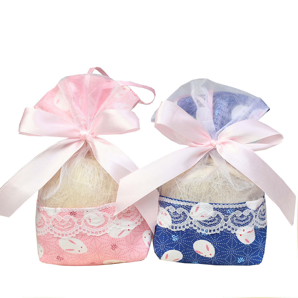 Wholesale sachet sachet lavender gift bag bow cotton linen cloth bag custom made logo empty bag