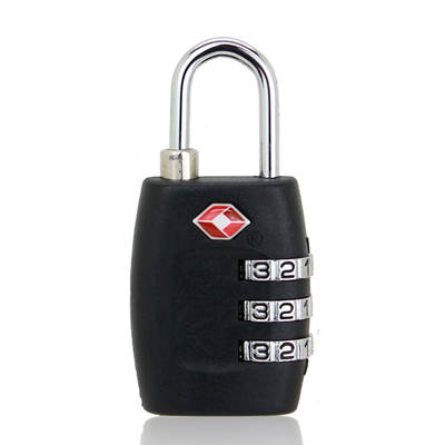 TSA customs lock luggage lock tsa335 travel abroad luggage zipper lock plastic TSA customs password lock